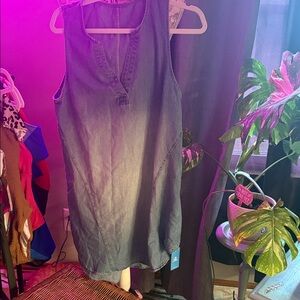 Denim Sleeveless Top